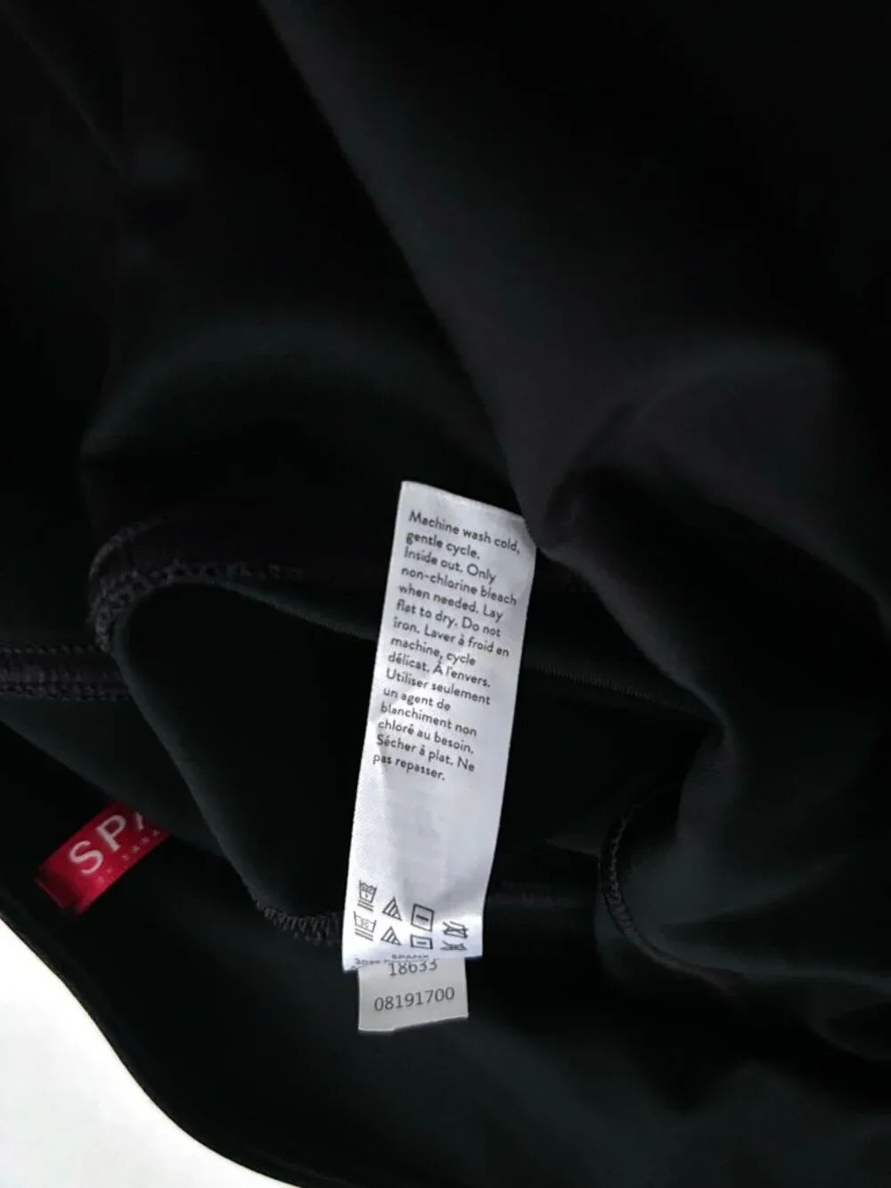 Spanx Women’s Black Faux Leather Pull On High Rise Shaping Leggings - 1X